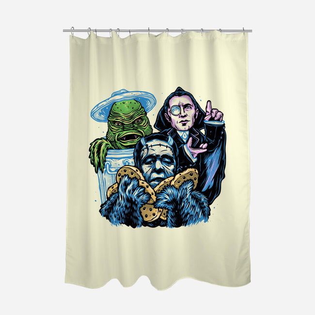 Welcome To The Monster Street-None-Polyester-Shower Curtain-glitchygorilla