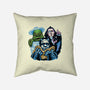 Welcome To The Monster Street-None-Removable Cover w Insert-Throw Pillow-glitchygorilla