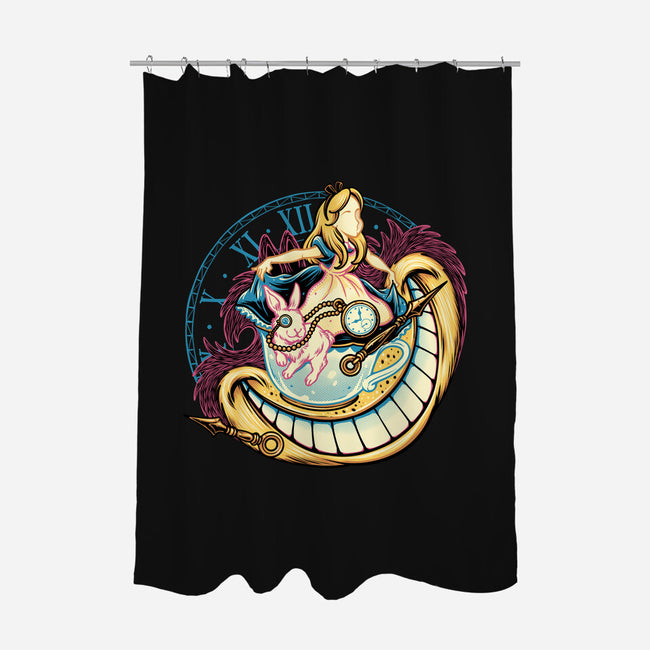 Way Down The Rabbit Hole-None-Polyester-Shower Curtain-glitchygorilla