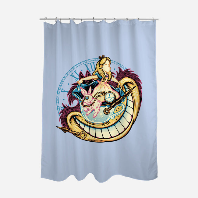 Way Down The Rabbit Hole-None-Polyester-Shower Curtain-glitchygorilla