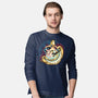 Way Down The Rabbit Hole-Mens-Long Sleeved-Tee-glitchygorilla