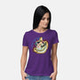 Way Down The Rabbit Hole-Womens-Basic-Tee-glitchygorilla