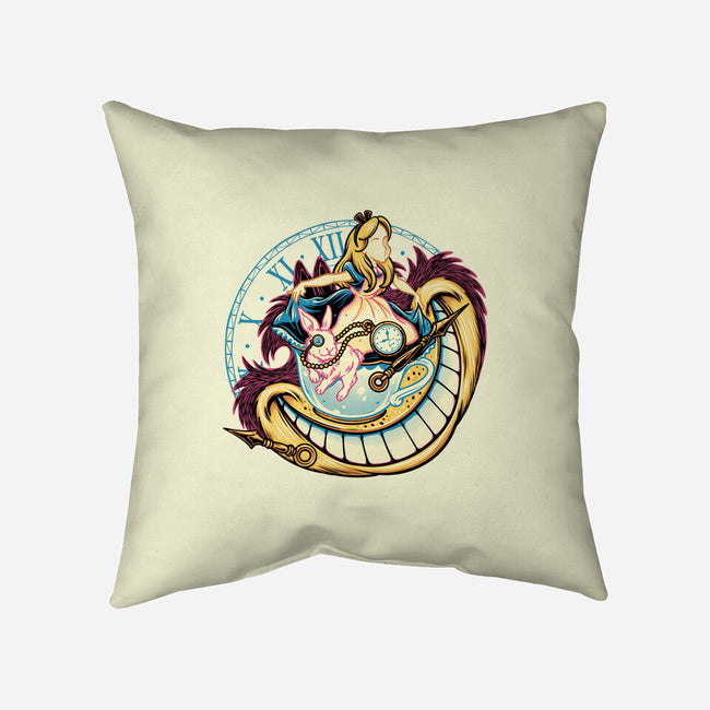 Way Down The Rabbit Hole-None-Removable Cover w Insert-Throw Pillow-glitchygorilla