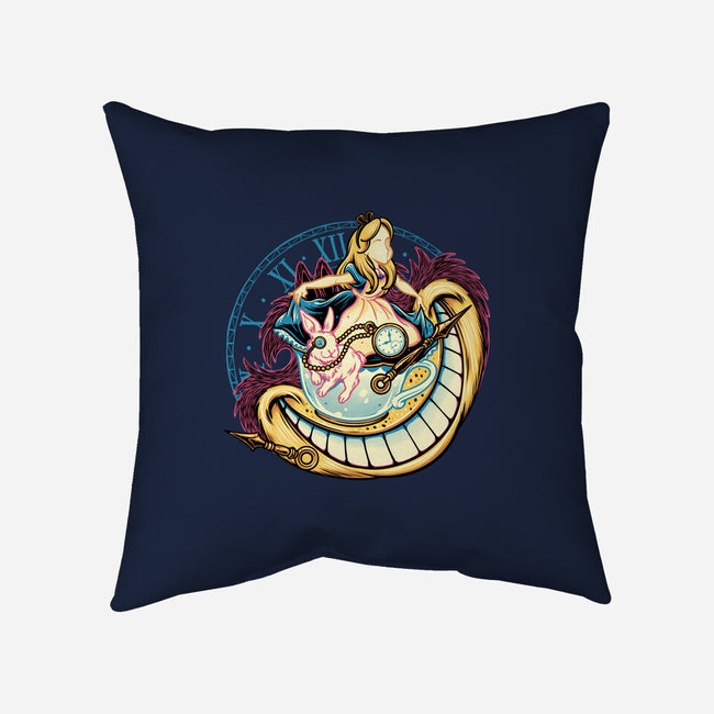 Way Down The Rabbit Hole-None-Removable Cover w Insert-Throw Pillow-glitchygorilla