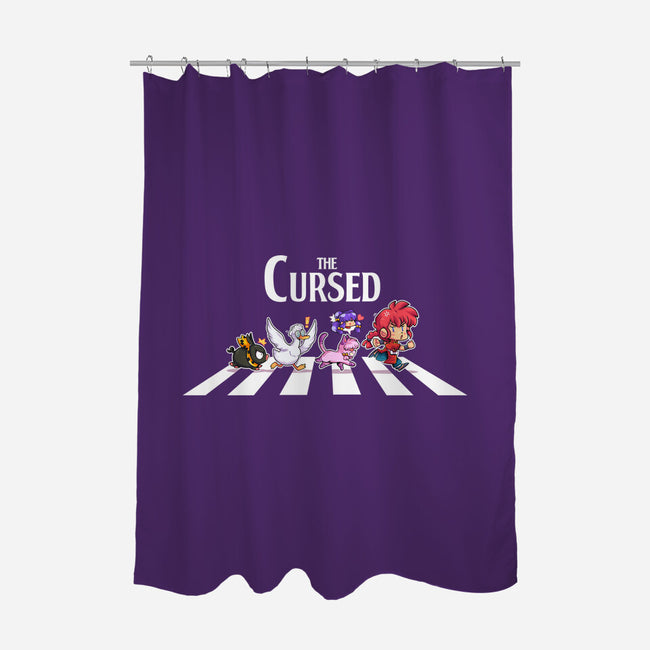 The Cursed-None-Polyester-Shower Curtain-2DFeer