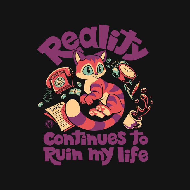 Reality Keeps Ruining My Days-Womens-Off Shoulder-Tee-worlddominationforcats