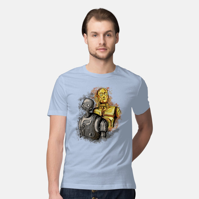 My Droid Friend-Mens-Premium-Tee-nickzzarto