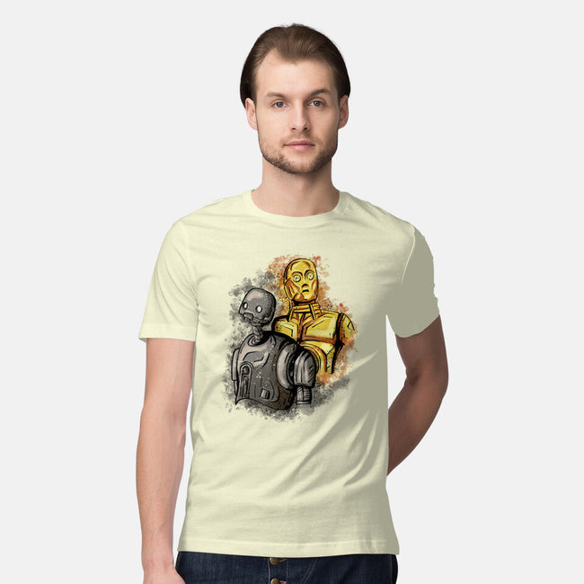 My Droid Friend-Mens-Premium-Tee-nickzzarto