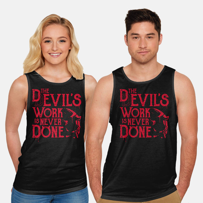 Never Done-Unisex-Basic-Tank-teesgeex