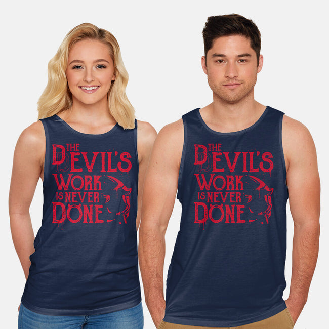 Never Done-Unisex-Basic-Tank-teesgeex