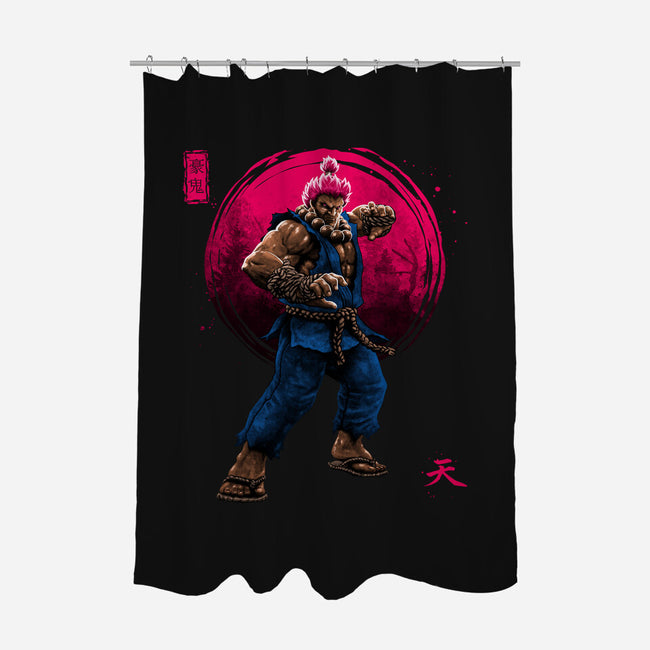 Master Of The Fist-None-Polyester-Shower Curtain-teesgeex