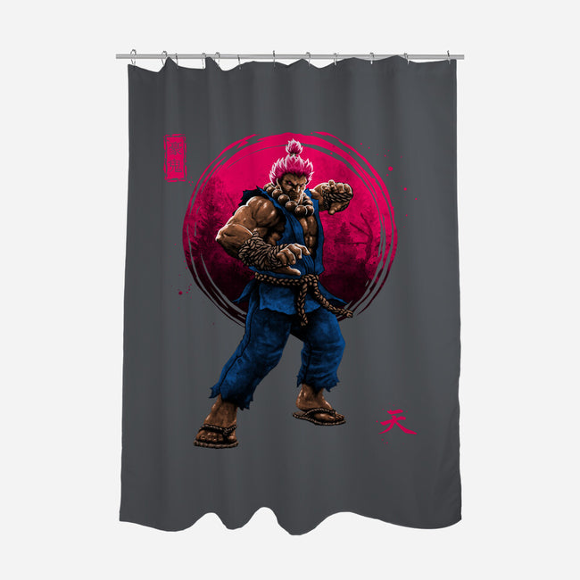 Master Of The Fist-None-Polyester-Shower Curtain-teesgeex