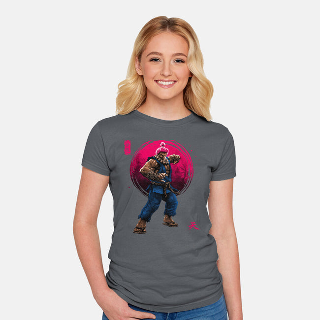 Master Of The Fist-Womens-Fitted-Tee-teesgeex