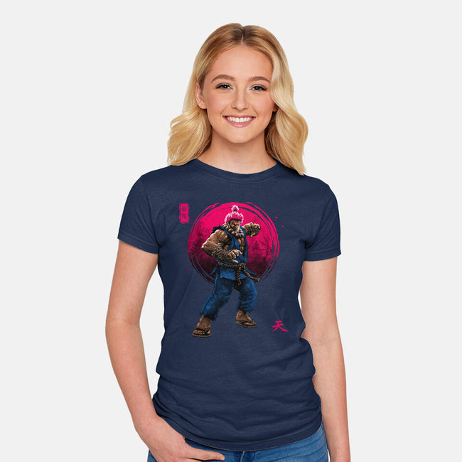 Master Of The Fist-Womens-Fitted-Tee-teesgeex