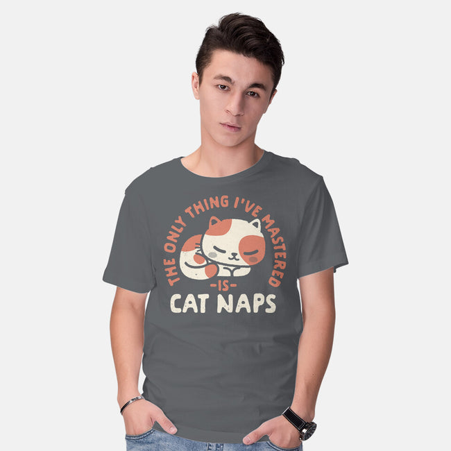 Cat Naps-Mens-Basic-Tee-Nemons