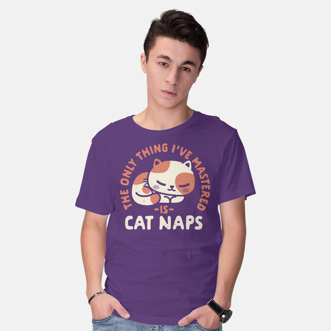 Cat Naps-Mens-Basic-Tee-Nemons