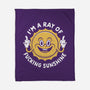 Ray Of Sunshine-None-Fleece-Blanket-Nemons