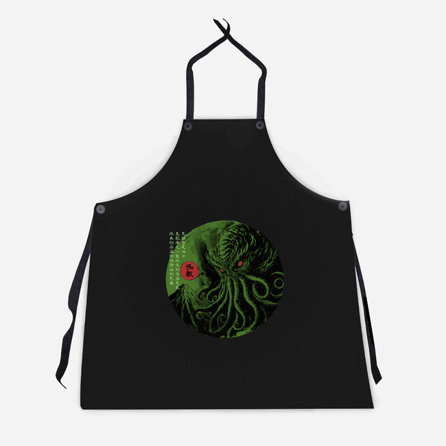 Rise Of The Great Old One-Unisex-Kitchen-Apron-DrMonekers