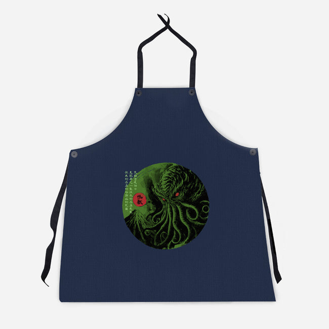 Rise Of The Great Old One-Unisex-Kitchen-Apron-DrMonekers