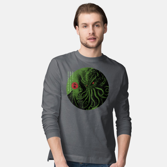 Rise Of The Great Old One-Mens-Long Sleeved-Tee-DrMonekers