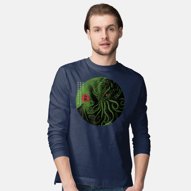 Rise Of The Great Old One-Mens-Long Sleeved-Tee-DrMonekers