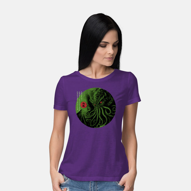 Rise Of The Great Old One-Womens-Basic-Tee-DrMonekers