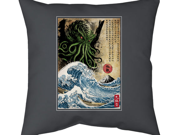 Great Cthulhu In Japan Woodblock