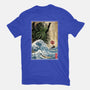 Great Cthulhu In Japan Woodblock-Womens-Basic-Tee-DrMonekers