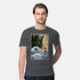 Great Cthulhu In Japan Woodblock-Mens-Premium-Tee-DrMonekers