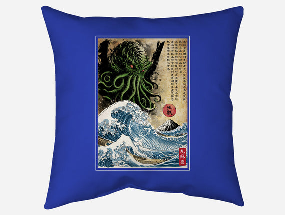 Great Cthulhu In Japan Woodblock