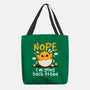 Nope Sleepy Chick-None-Basic Tote-Bag-NemiMakeit