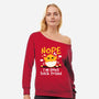 Nope Sleepy Chick-Womens-Off Shoulder-Sweatshirt-NemiMakeit