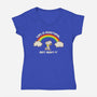 Life Is Beautiful-Womens-V-Neck-Tee-turborat14