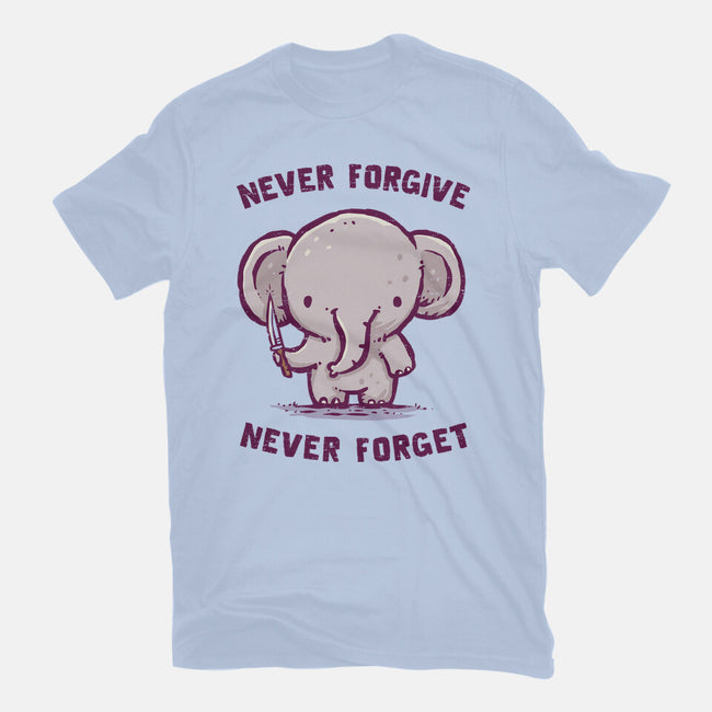 Elephants Never Forgive-Mens-Basic-Tee-kg07