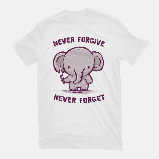 Elephants Never Forgive-Womens-Fitted-Tee-kg07