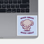 Elephants Never Forgive-None-Glossy-Sticker-kg07