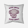 Elephants Never Forgive-None-Removable Cover w Insert-Throw Pillow-kg07