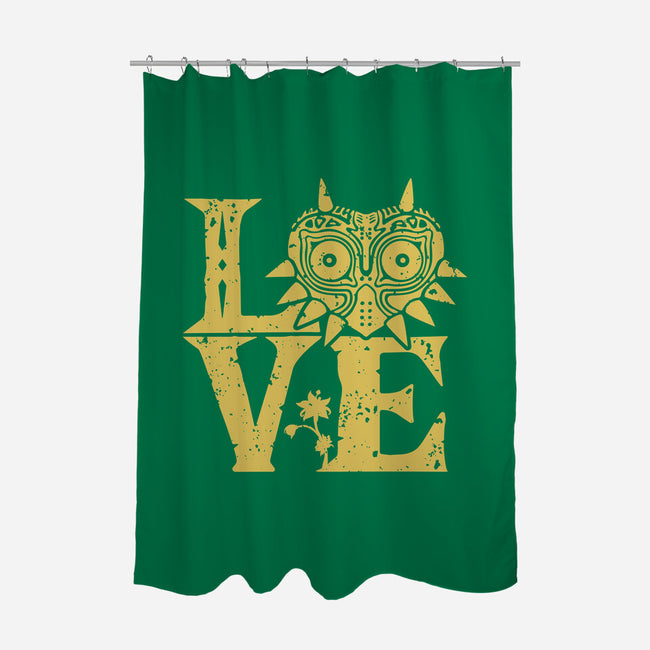 Legendary Love-None-Polyester-Shower Curtain-retrodivision