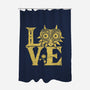 Legendary Love-None-Polyester-Shower Curtain-retrodivision