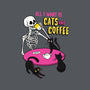 Skull And Cats-None-Polyester-Shower Curtain-yumie