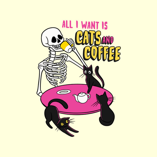 Skull And Cats-None-Glossy-Sticker-yumie