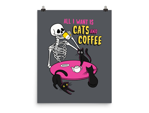 Skull And Cats