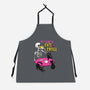 Skull And Cats-Unisex-Kitchen-Apron-yumie