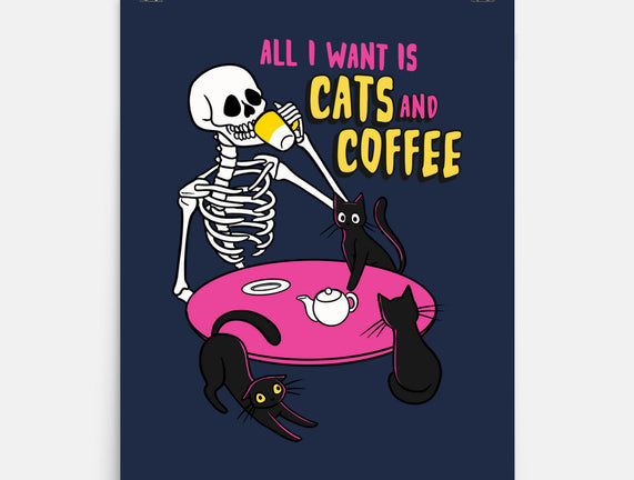 Skull And Cats