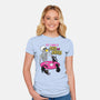 Skull And Cats-Womens-Fitted-Tee-yumie