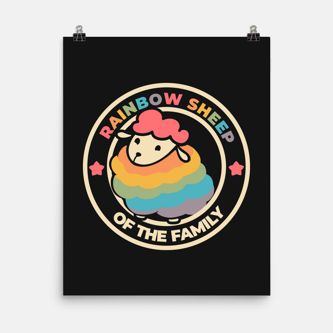 Rainbow Sheep-None-Matte-Poster-yumie