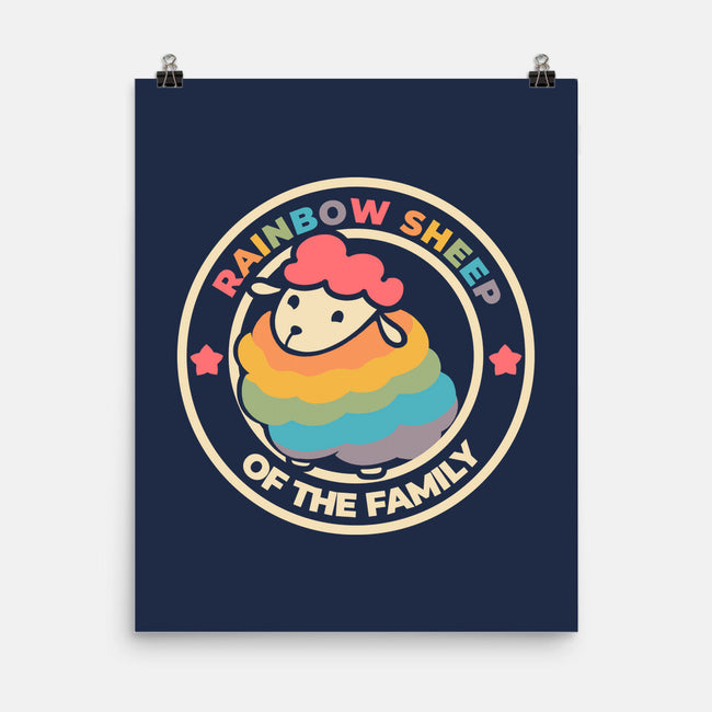 Rainbow Sheep-None-Matte-Poster-yumie