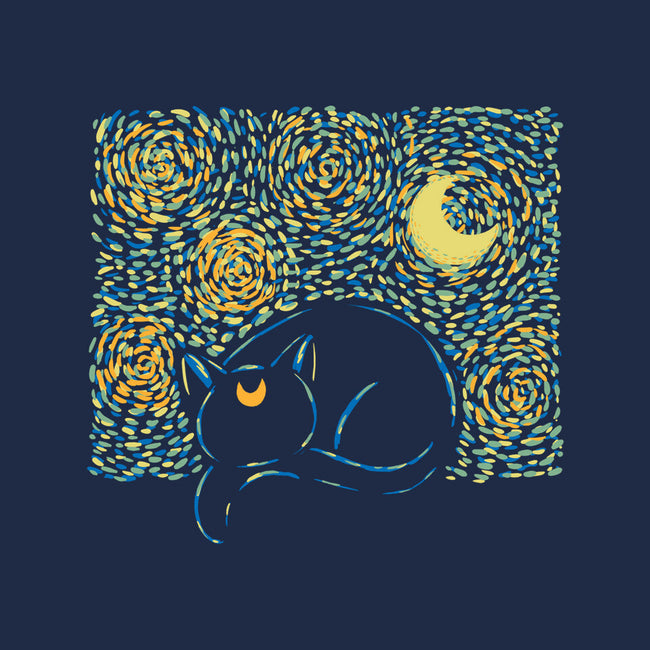 Starry Cat Art-Mens-Heavyweight-Tee-yumie