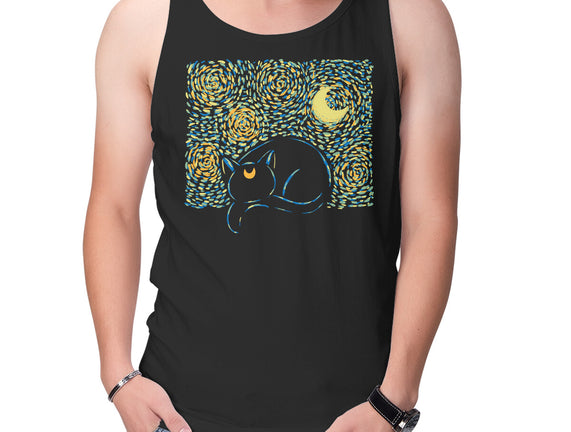 Starry Cat Art