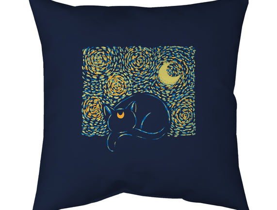 Starry Cat Art